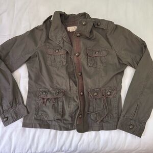 Olive Green Women's Utility Jacket
